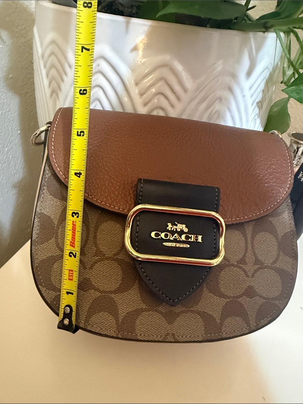 Coach Signature Morgan Saddle Crossbody bag - Picture 12 of 16